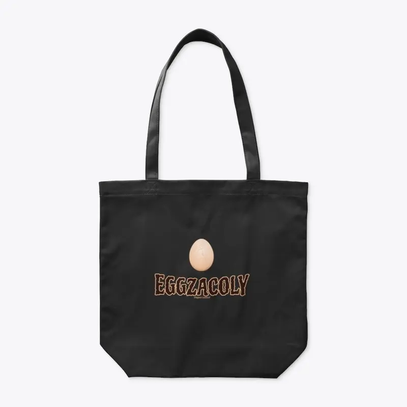 EGGZACOLY Reversed Organic Tote Bag