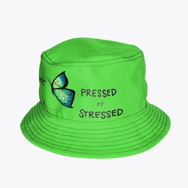 Can't B... Bucket Hat -Green Butterfly