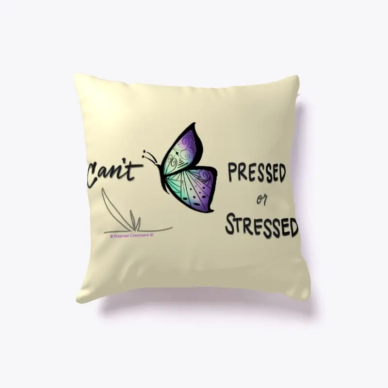 Can't B... Purple Indoor Pillow