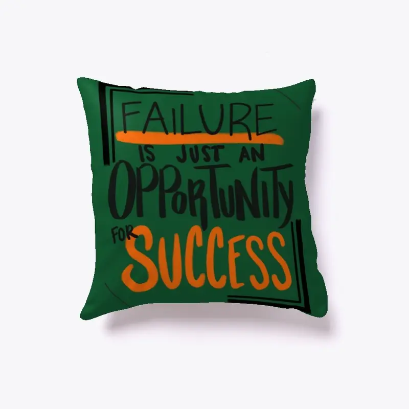 Failure Is Just...Indoor Pillow