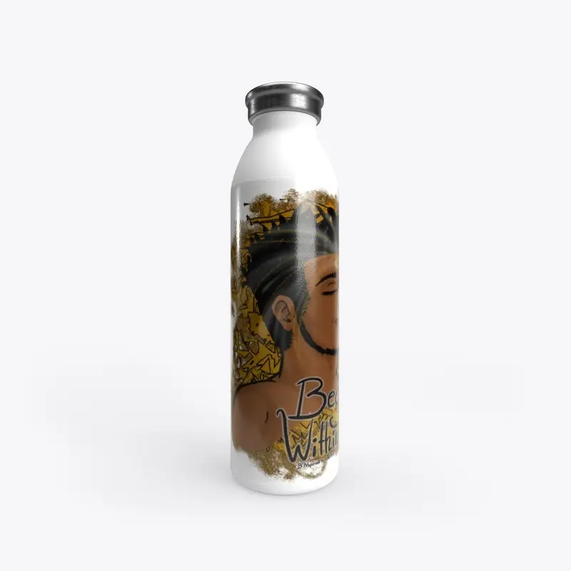 Begin Within Male Stainless Bottle