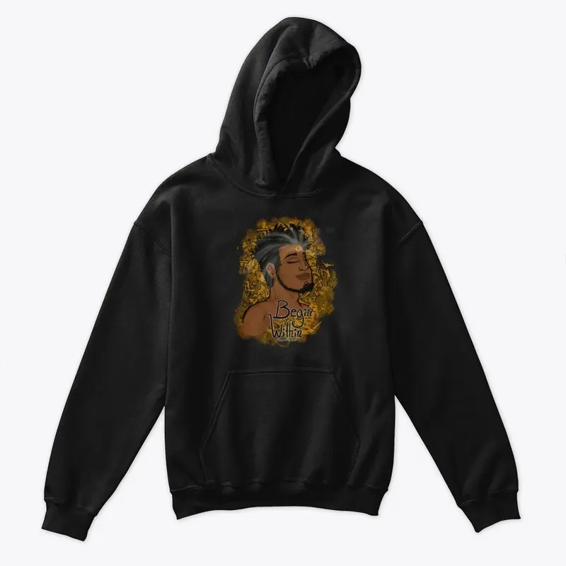 Begin Within King Kids Hoodie