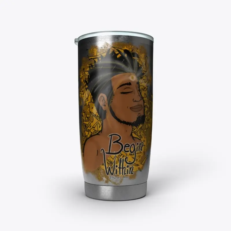 Begin Within Male Stainless Tumbler 