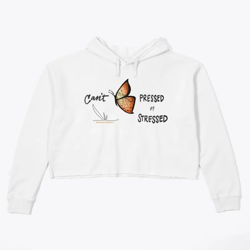 Can't B Orange Crop Hoodie